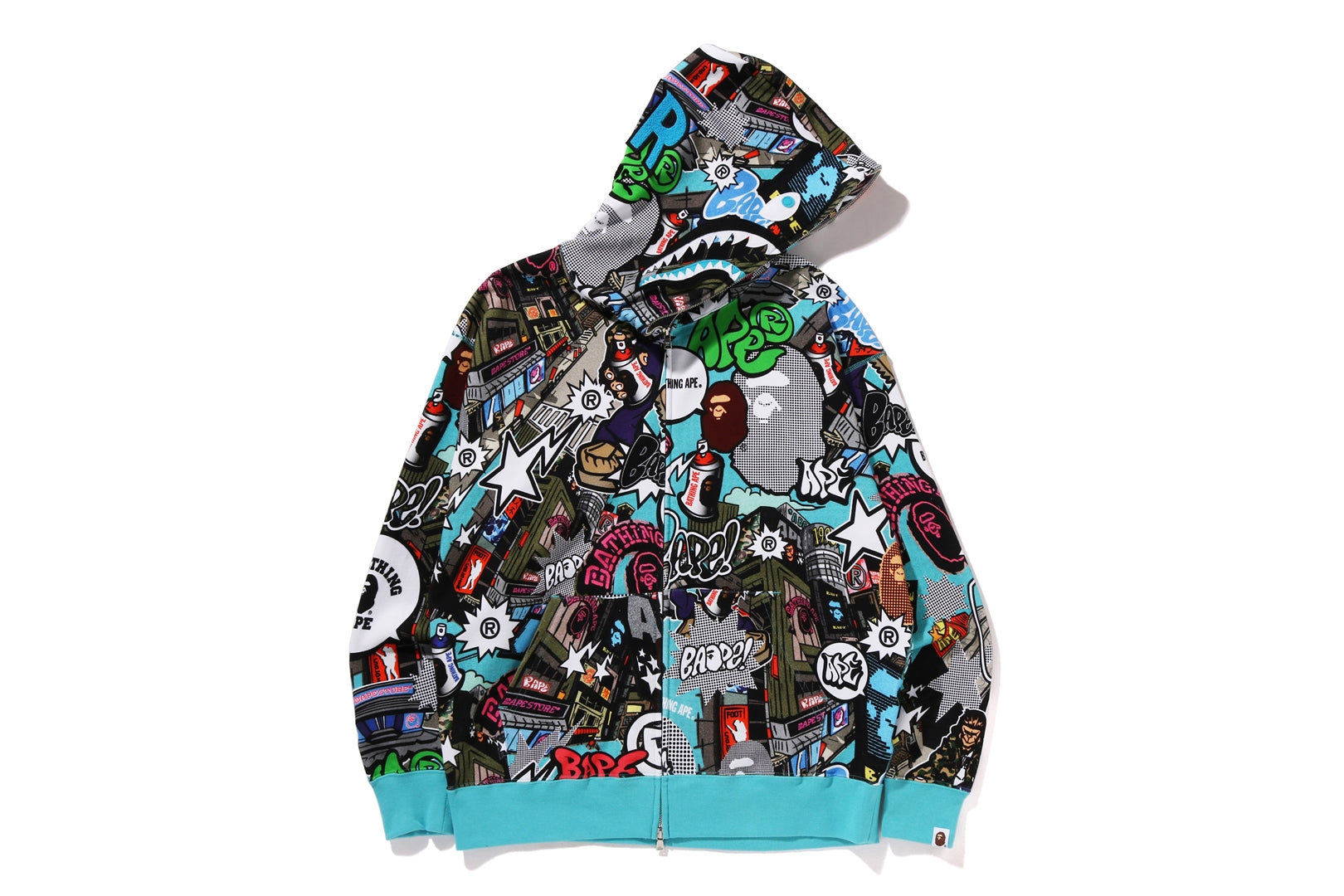 Bape x kaws zip hoodie online