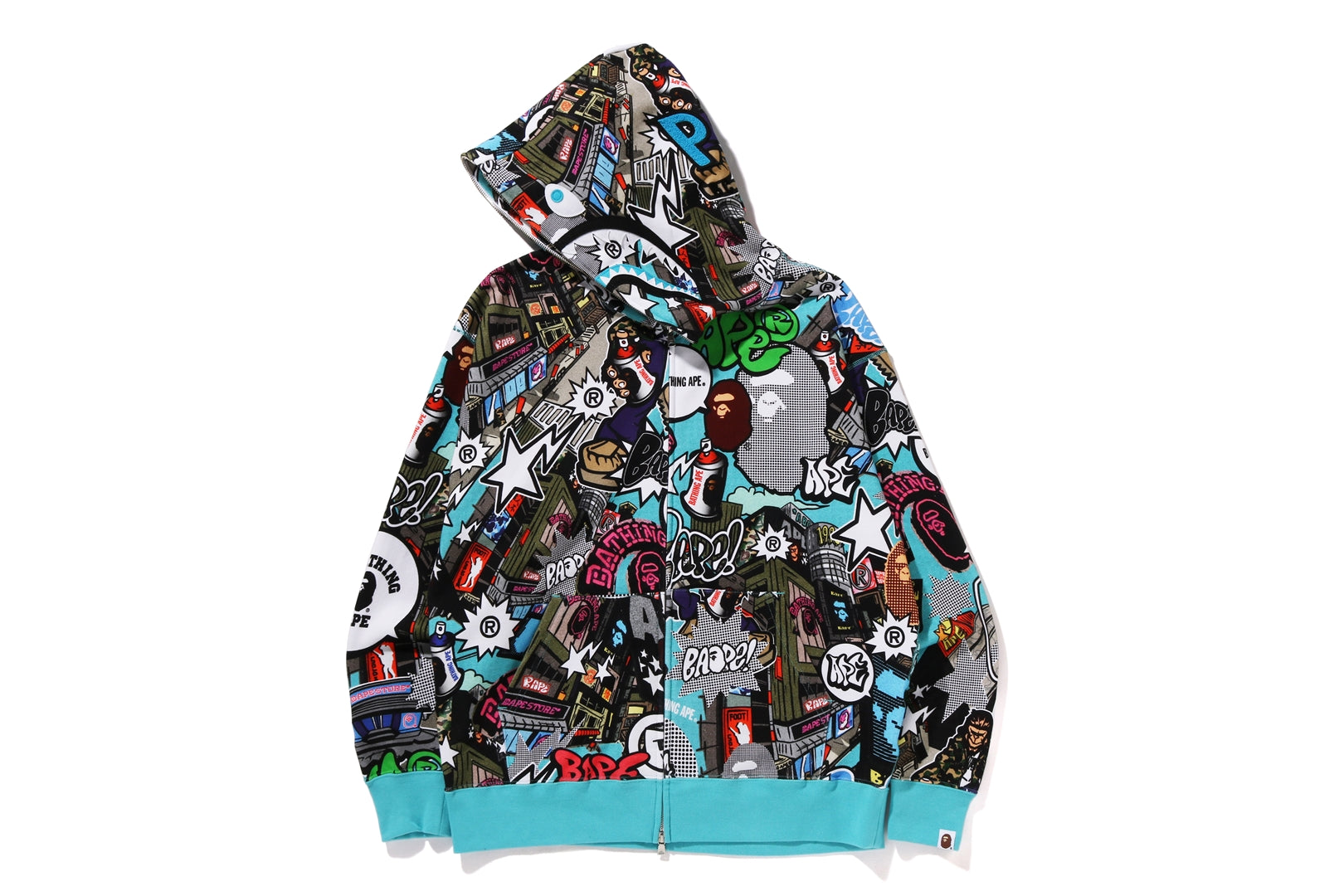 Bape deals marvel hoodie