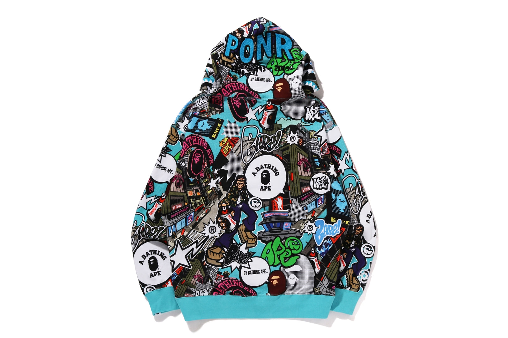 COMIC ART SHARK ZIP HOODIE – uk.bape.com