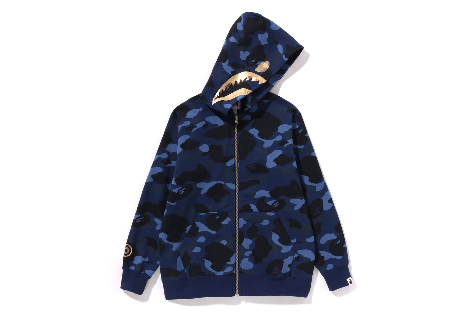 COLOR CAMO SHARK ZIP HOODIE JUNIOR – uk.bape.com