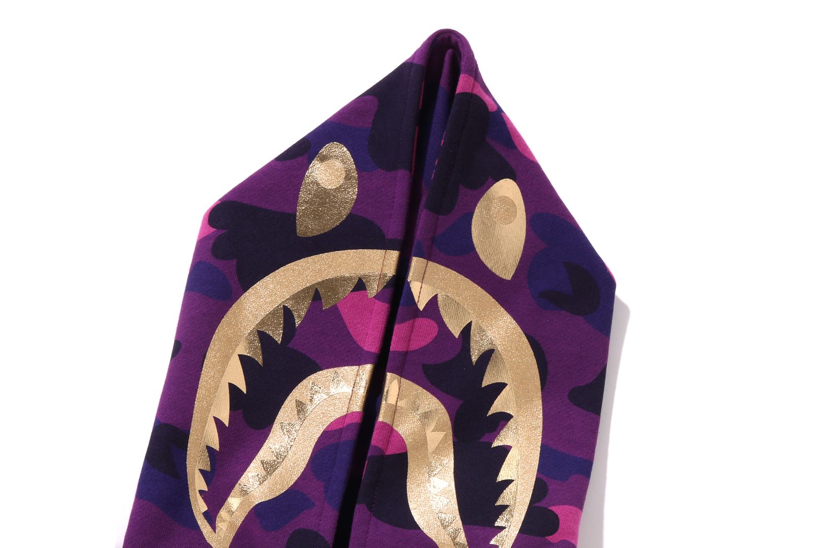 BAPE Color Camo Shark Face Mask Red