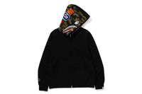 1ST CAMO SHARK FULL ZIP HOODIE