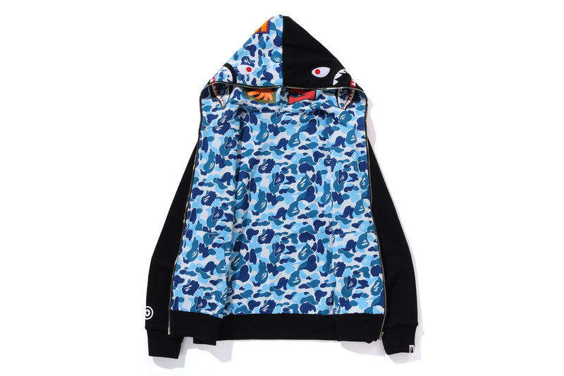 ABC CAMO REVERSIBLE SHARK FULL ZIP HOODIE