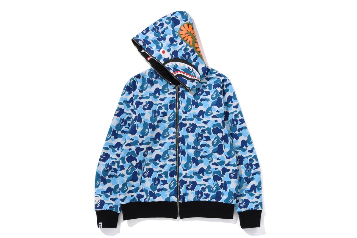 ABC CAMO REVERSIBLE SHARK FULL ZIP HOODIE