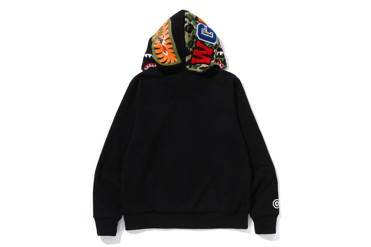 ABC CAMO REVERSIBLE SHARK FULL ZIP HOODIE