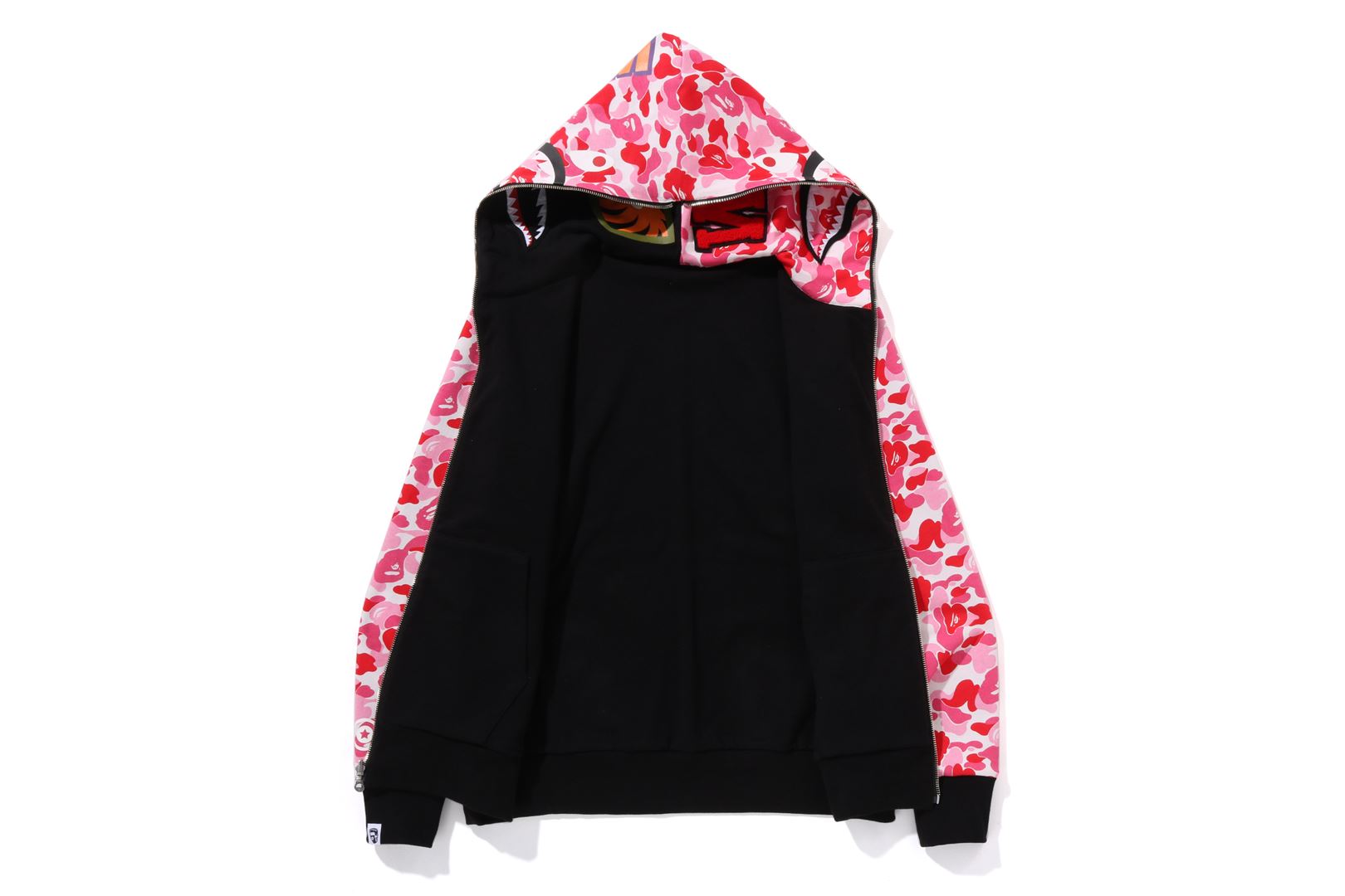 A BATHING APE® Abc Camo Reversible Shark Full Zip Hoodie | Bape