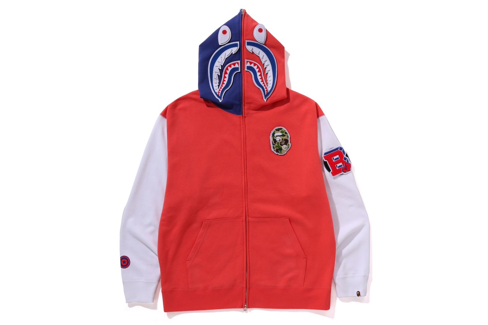 Bape outlets Rainbow Shark Full zip jacket