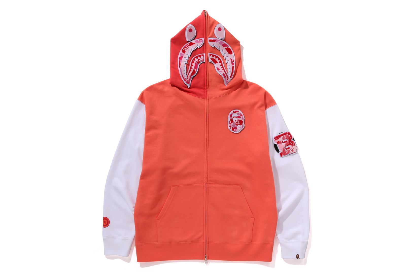 Bape union jack shark hoodie hotsell