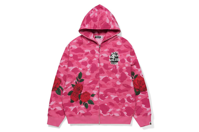 BAPE X ASSC FULL ZIP HOODIE