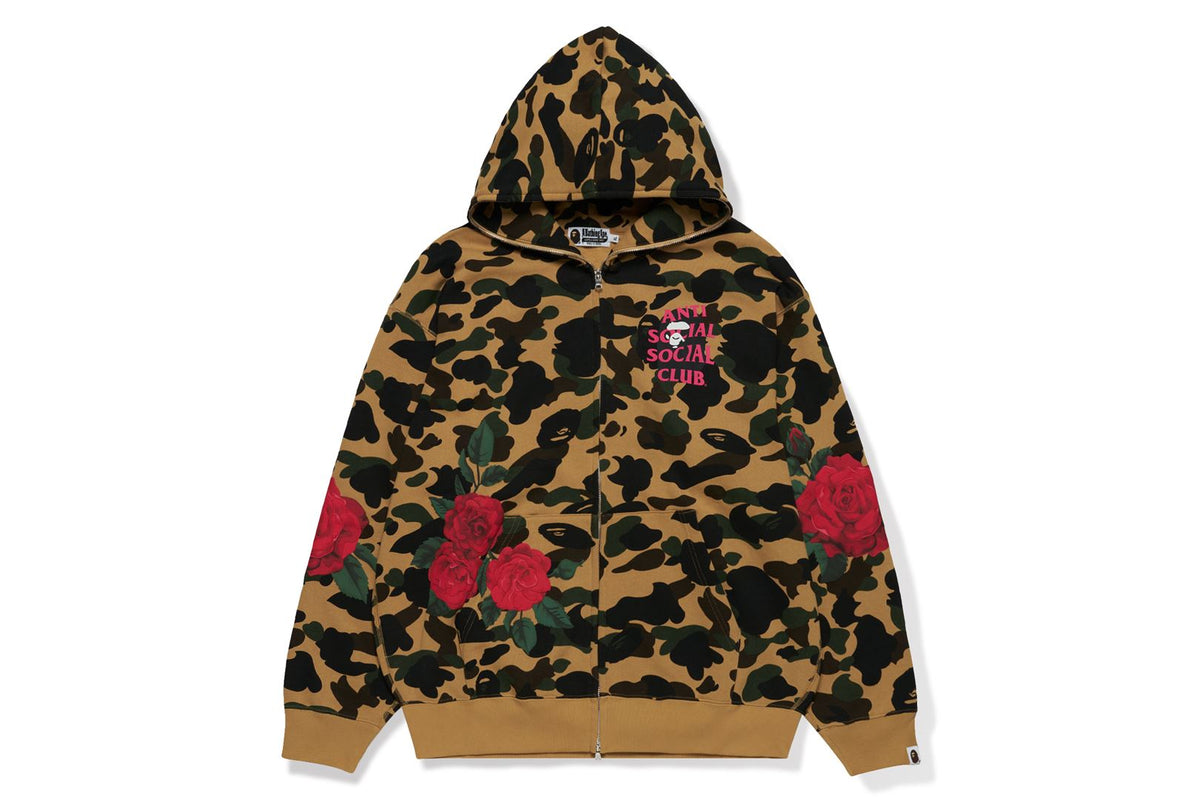 BAPE X ASSC FULL ZIP HOODIE