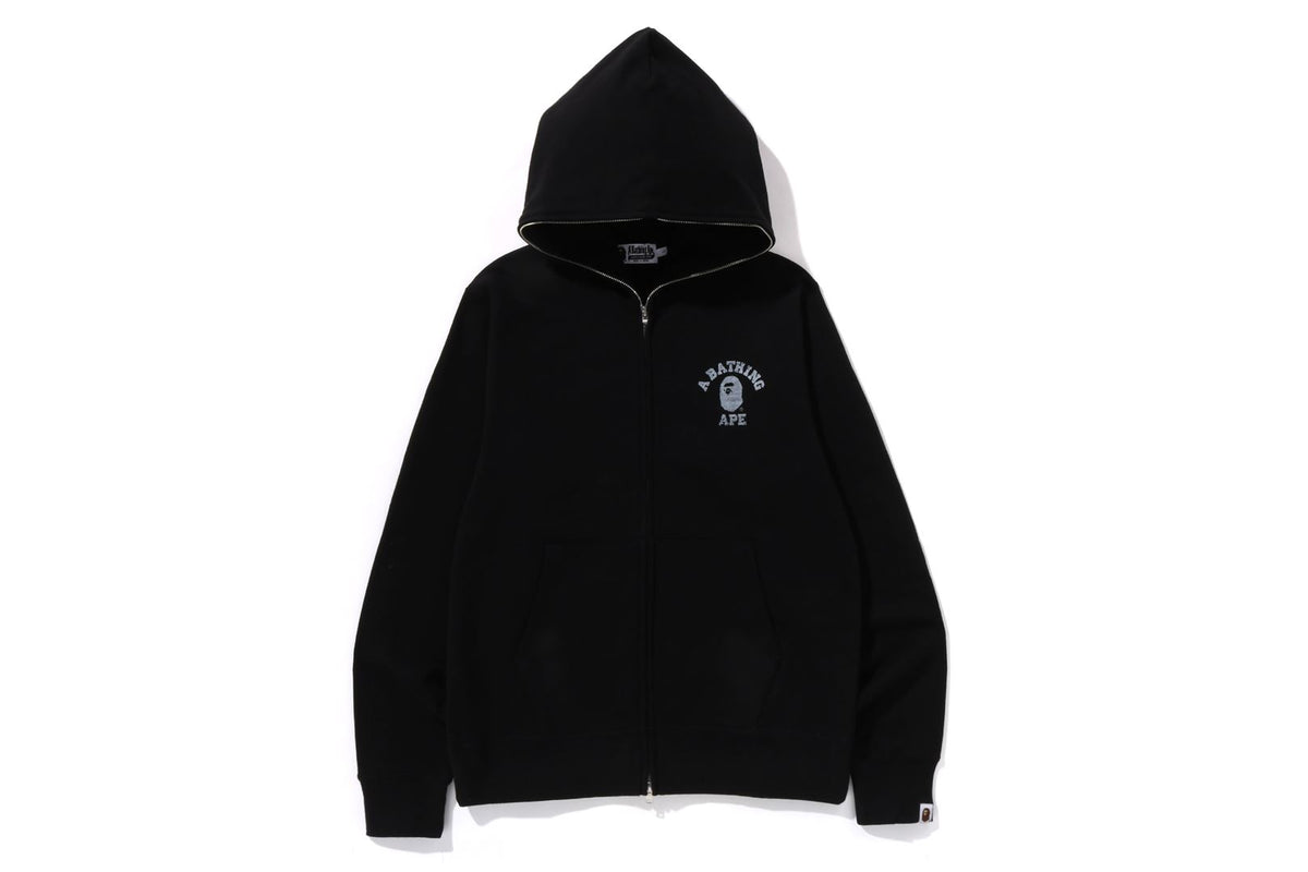 OVER PRINT FULL ZIP HOODIE