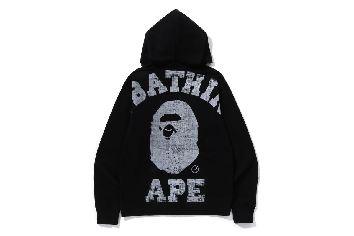 A BATHING APE® Over Print Full Zip Hoodie Bape official website