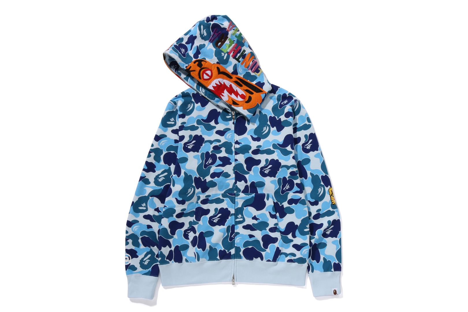 A BATHING APE® Abc Camo Tiger Full Zip Hoodie | Bape official
