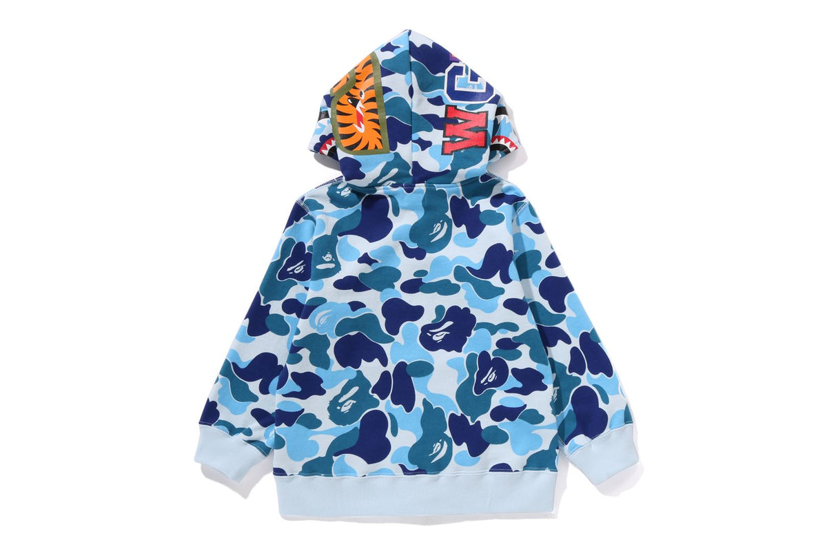 ABC CAMO SHARK ZIP HOODIE