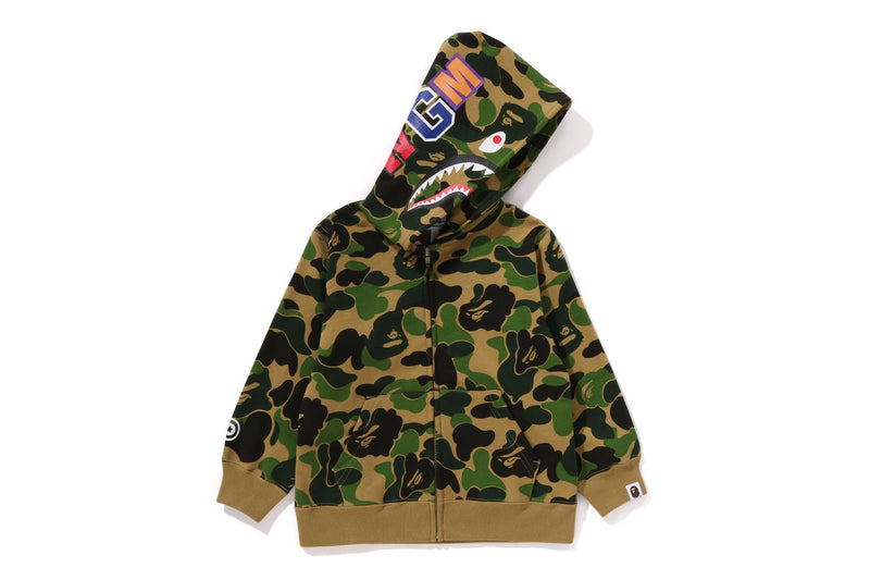 ABC CAMO SHARK ZIP HOODIE