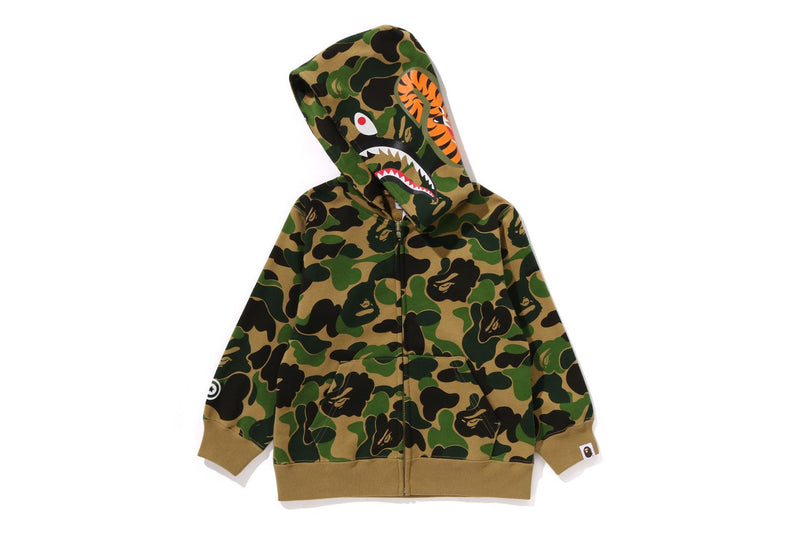 ABC CAMO SHARK ZIP HOODIE