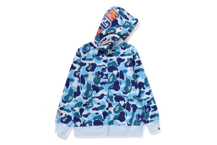 ABC CAMO SHARK ZIP HOODIE JUNIOR