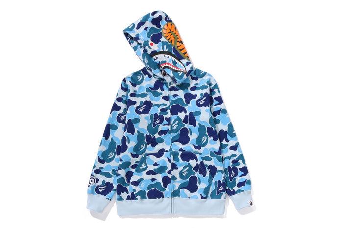 ABC CAMO SHARK ZIP HOODIE JUNIOR