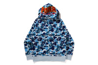 BAPE MENS ABC CAMO SHARK FULL ZIP HOODIE JACKET
