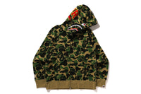 BAPE MENS ABC CAMO SHARK FULL ZIP HOODIE JACKET
