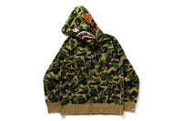 BAPE MENS ABC CAMO SHARK FULL ZIP HOODIE JACKET