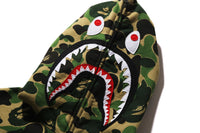 BAPE MENS ABC CAMO SHARK FULL ZIP HOODIE JACKET