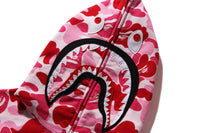 BAPE MENS ABC CAMO SHARK FULL ZIP HOODIE JACKET