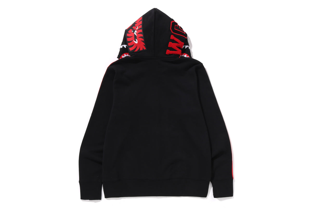 BAPE X ADIDAS - SHARK FULL ZIP HOODIE