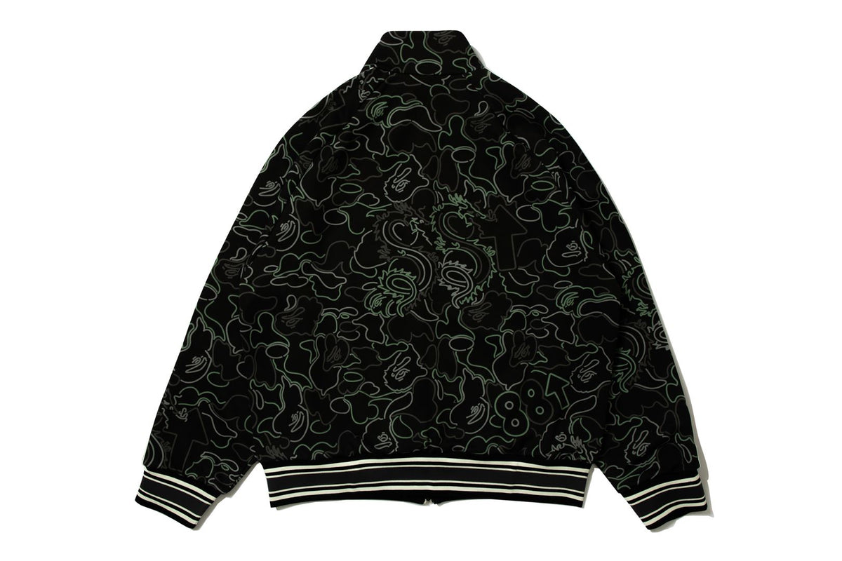 BAPE X 88RISING GLOW IN THE DARK CAMO TRACK JACKET