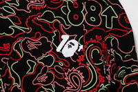 BAPE X 88RISING GLOW IN THE DARK CAMO SHARK FULL ZIP HOODIE