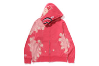 HAND DYE SHARK FULL ZIP HOODIE