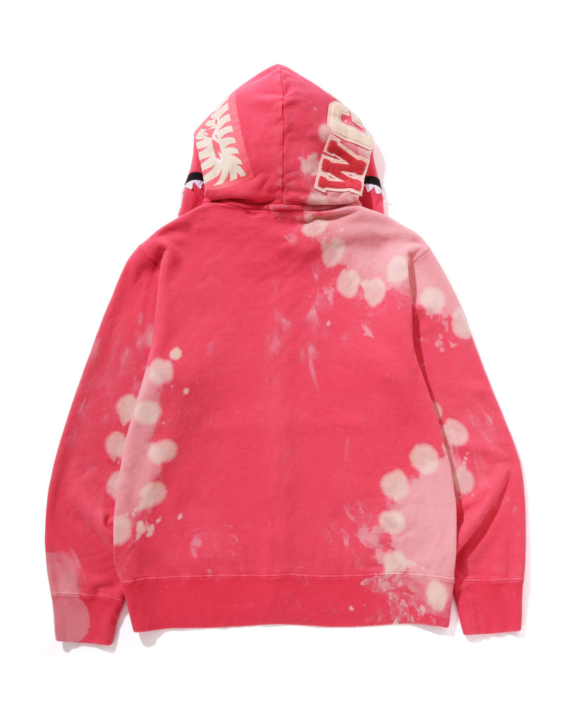 HAND DYE SHARK FULL ZIP HOODIE