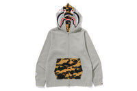 1ST CAMO SHARK FULL ZIP HOODIE
