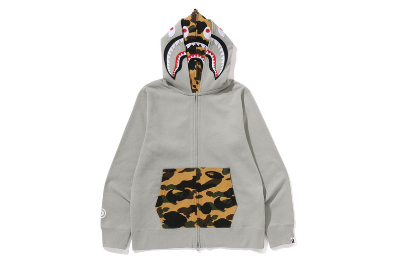 1ST CAMO SHARK FULL ZIP HOODIE