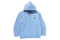 SOLID CAMO JACQUARD ONE POINT RELAXED FIT ZIP HOODIE