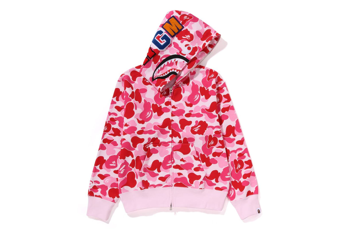 ABC CAMO SHARK FULL ZIP HOODIE LADIES