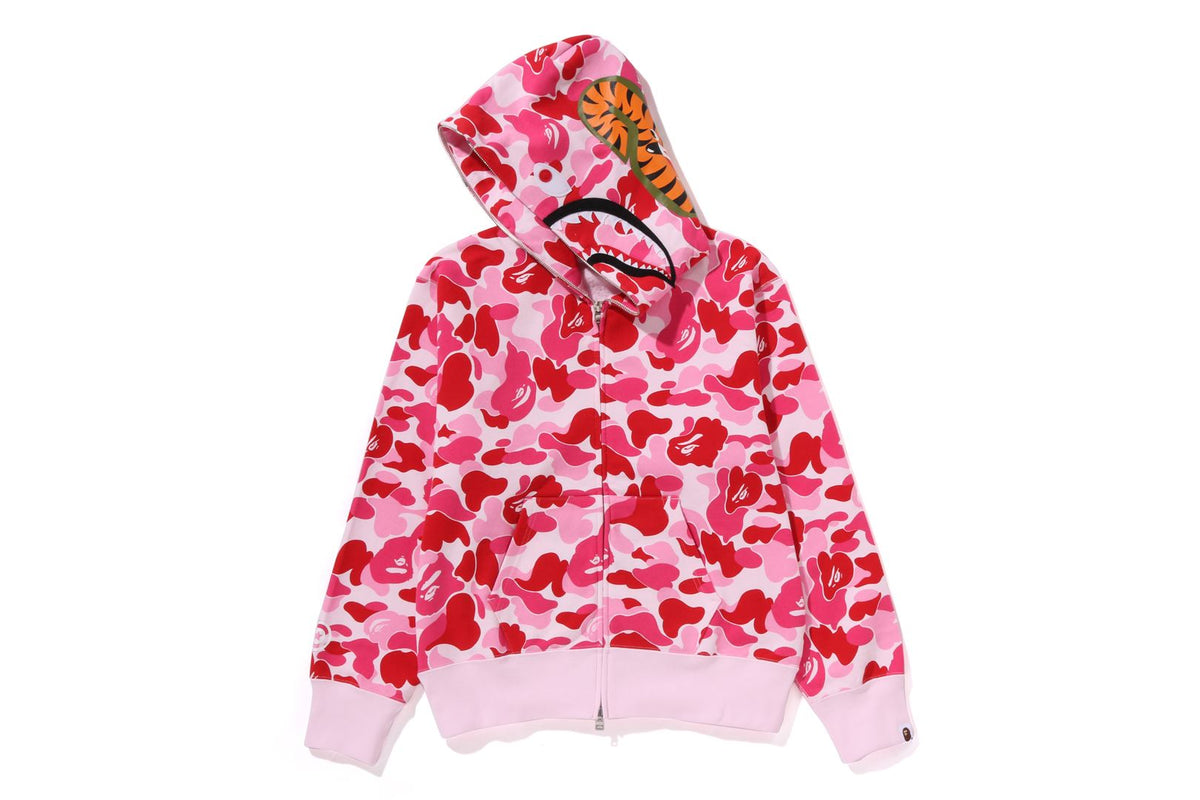 ABC CAMO SHARK FULL ZIP HOODIE LADIES
