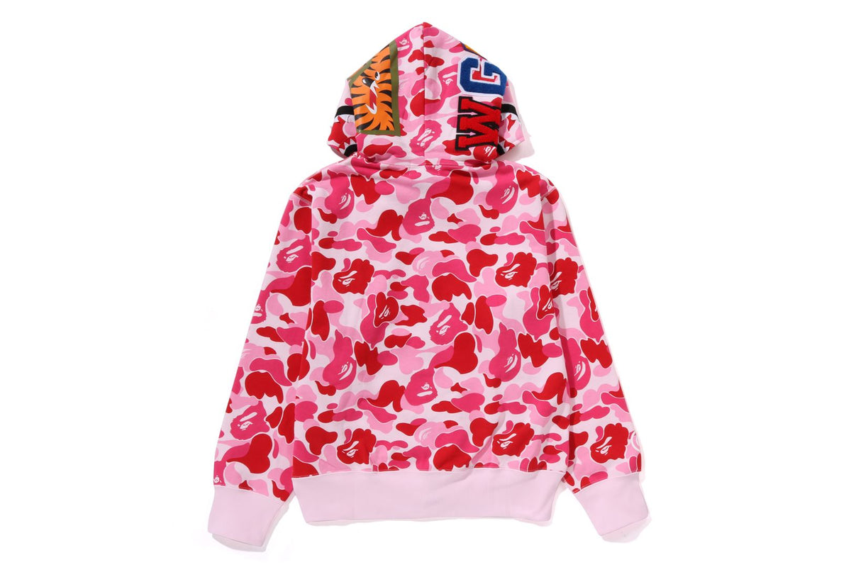 ABC CAMO SHARK FULL ZIP HOODIE LADIES