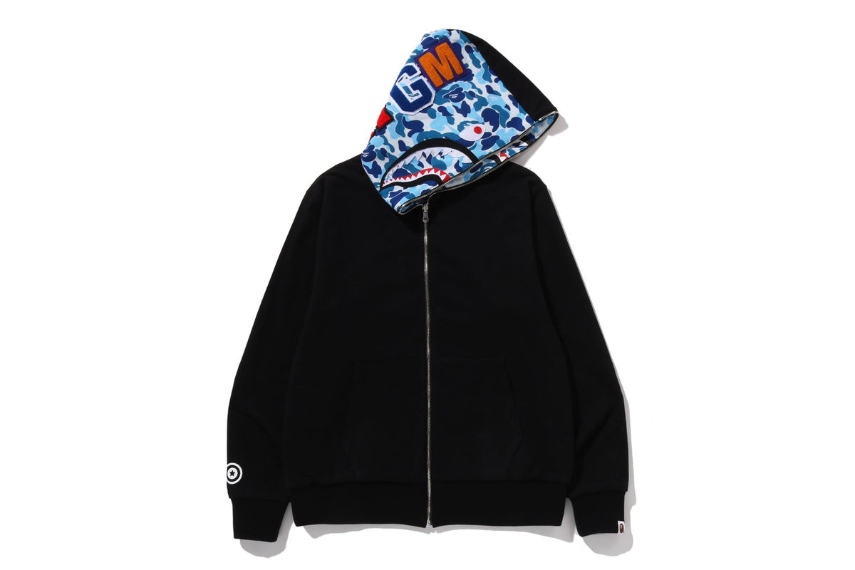 ABC CAMO REVERSIBLE SHARK FULL ZIP HOODIE