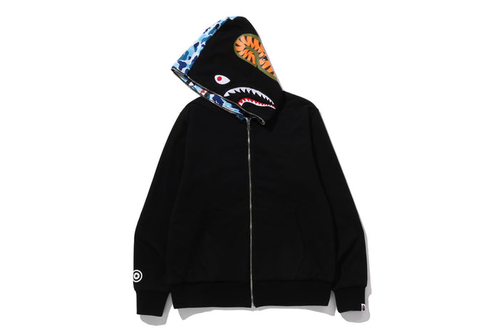 ABC CAMO REVERSIBLE SHARK FULL ZIP HOODIE