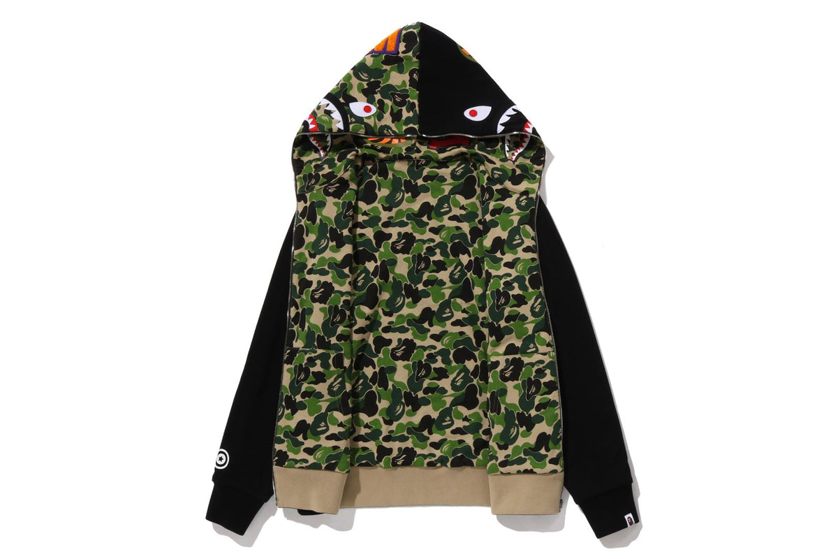 ABC CAMO REVERSIBLE SHARK FULL ZIP HOODIE
