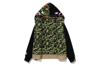 ABC CAMO REVERSIBLE SHARK FULL ZIP HOODIE