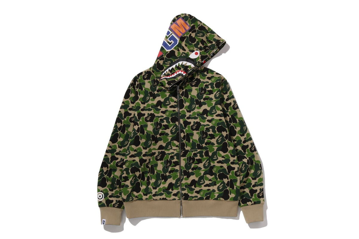 ABC CAMO REVERSIBLE SHARK FULL ZIP HOODIE