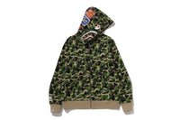 ABC CAMO REVERSIBLE SHARK FULL ZIP HOODIE