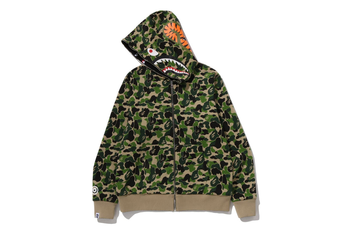 ABC CAMO REVERSIBLE SHARK FULL ZIP HOODIE