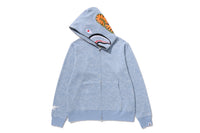 BAPE X OVO NEON 1ST CAMO JACQUARD SHARK FULL ZIP HOODIE