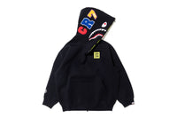 BAPE X CR7 LIFE LOGO RELAXED FIT SHARK FULL ZIP HOODIE M #2