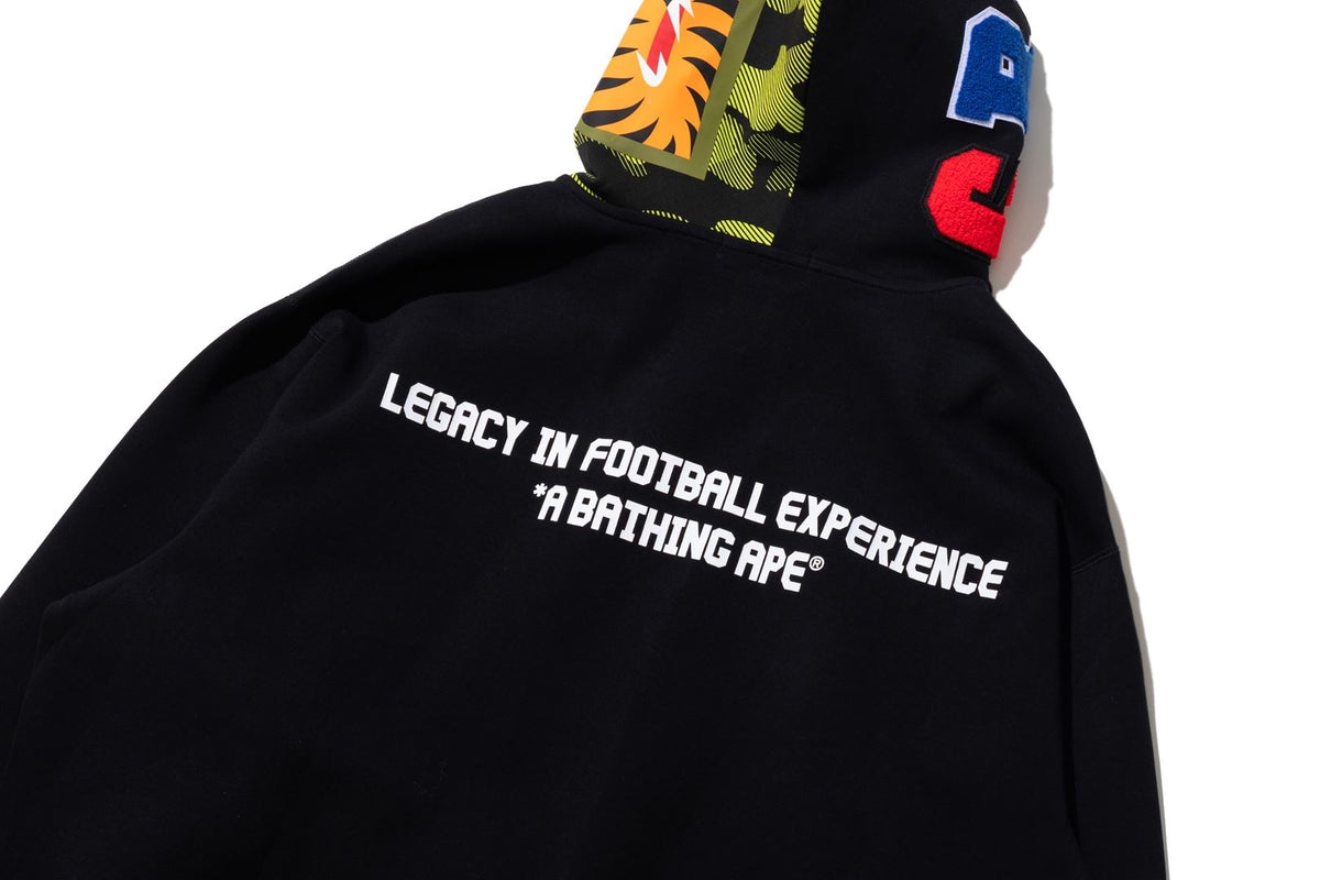 BAPE X CR7 LIFE LOGO RELAXED FIT SHARK FULL ZIP HOODIE M #2