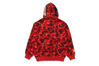 BAPE X STRAY KIDS CAMO SHARK RELAXED FIT FULL ZIP HOODIE
