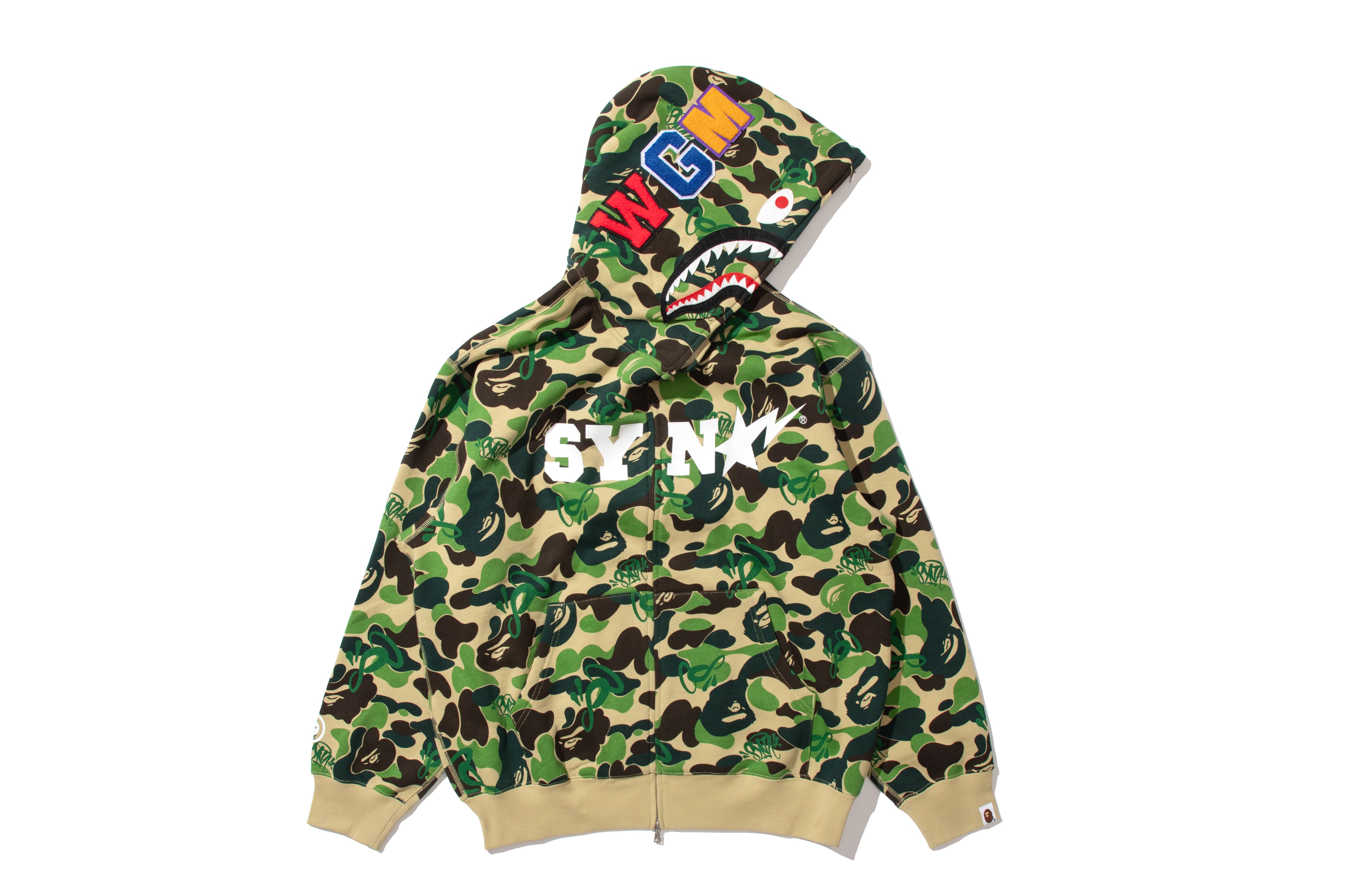 A BATHING APE® BAPE X Spotify X SYNA By Central Cee Shark Full Zip
